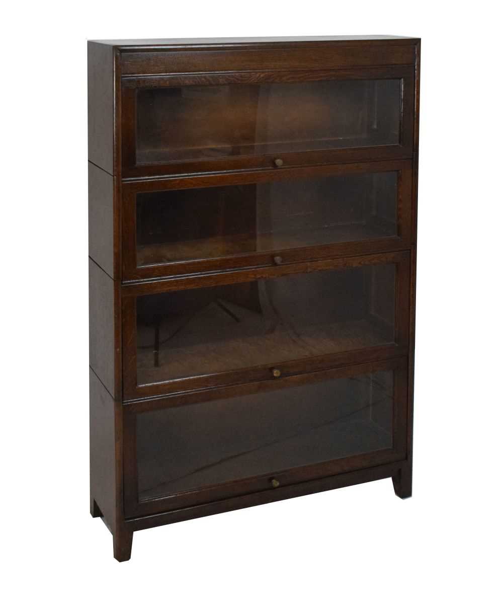 Lot 497 - Gunn four-section modular bookcase