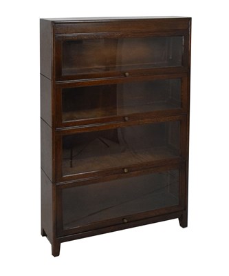 Lot 497 - Gunn four-section modular bookcase