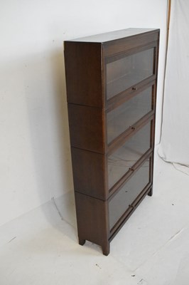 Lot 497 - Gunn four-section modular bookcase