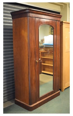 Lot 567 - Victorian mahogany wardrobe