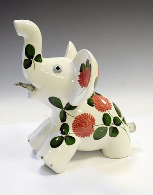 Lot 309 - Plichta ceramic elephant with clover decoration