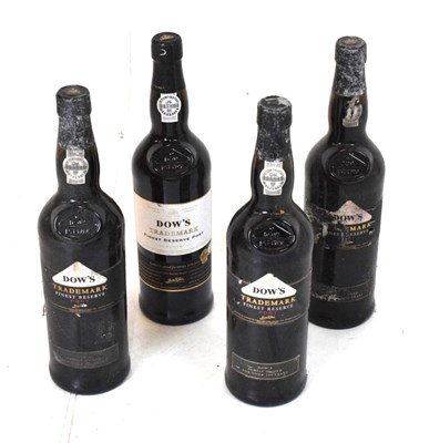 Lot 456 - Four bottles of Dow's Trademark port