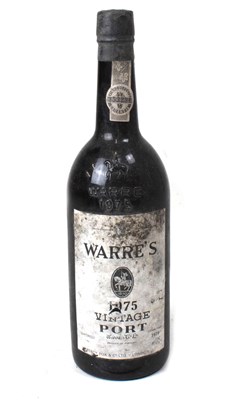 Lot 431 - Bottle of Warre's vintage port, 1975