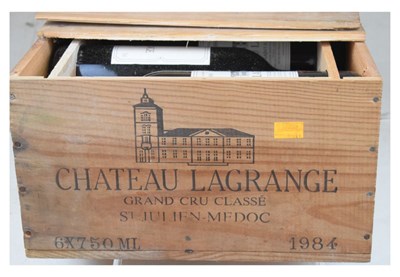 Lot 446 - Case of six bottles Chateaux Lagrange, Saint-Julien, 1984