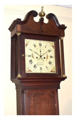 Lot 403 - Moses Evans, Llangerniew longcase clock with painted dial