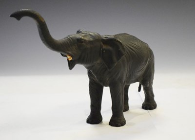 Lot 462 - Early 20th Century bronze model of an elephant, possibly Japanese