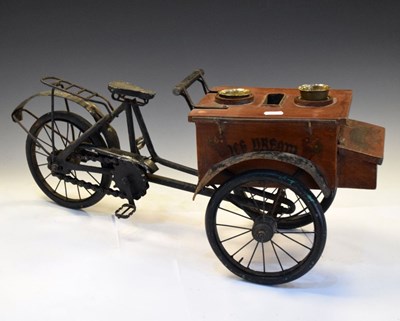 Lot 201 - Model ice cream shop display tricycle