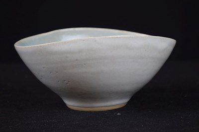Lot 477 - Dame Lucie Rie eliptical bowl