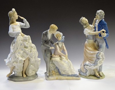 Lot 293 - Two Nao figures, and one other figure