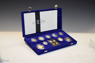 Lot 118 - Royal Mint 'The United Kingdom Millennium Silver Collection' silver proof coin set