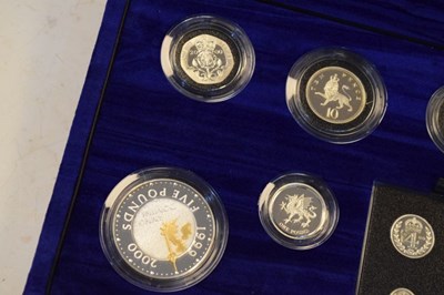 Lot 118 - Royal Mint 'The United Kingdom Millennium Silver Collection' silver proof coin set