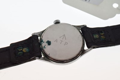 Lot 90 - Timor -  Gentleman's Second World War ATP issue stainless steel wristwatch