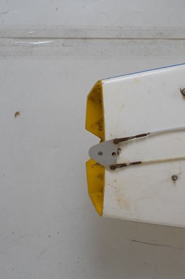 Lot 271 - Large yellow plastic sailing yacht