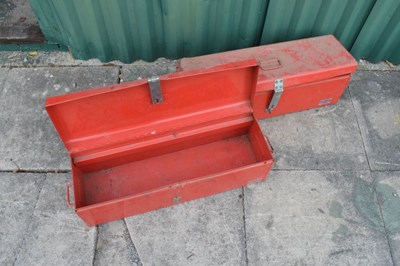 Lot 576 - Two Red Roebuck tool chest