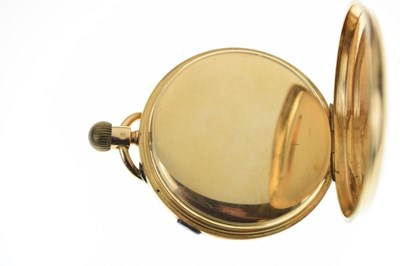 Lot 60 - W.R. Williams & Son, Newport, Monmouthshire - Late Victorian 18ct gold open face pocket watch