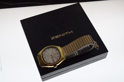 Lot 91 - Zenith - Gentleman's automatic stainless steel wristwatch