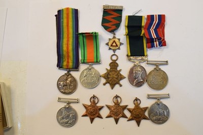 Lot 219 - First & Second World War Medal, together with others
