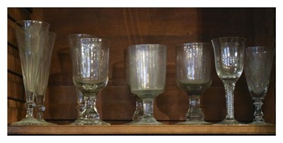 Lot 275 - Assorted early 19th Century glassware