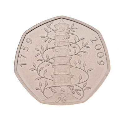 Lot 115 - United Kingdom Kew Gardens fifty pence coin 2019