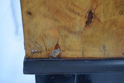 Lot 561 - South German marquetry cabinet on stand
