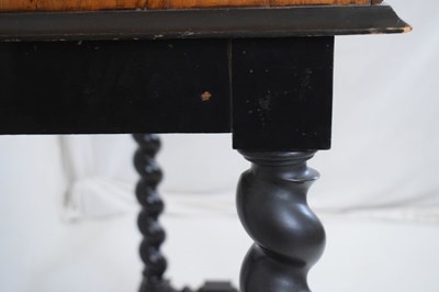 Lot 561 - South German marquetry cabinet on stand