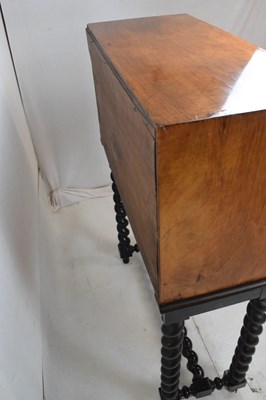 Lot 561 - South German marquetry cabinet on stand