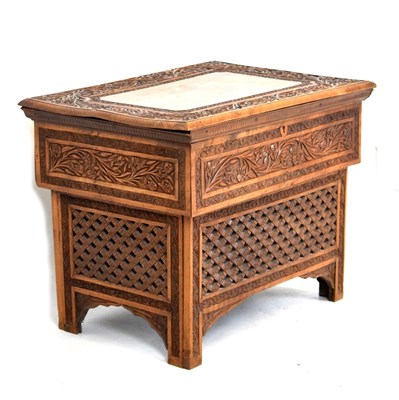 Lot 693 - Middle Eastern hardwood table