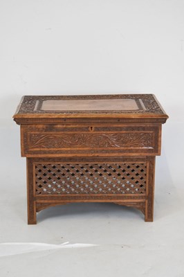 Lot 693 - Middle Eastern hardwood table