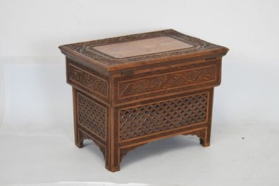 Lot 693 - Middle Eastern hardwood table