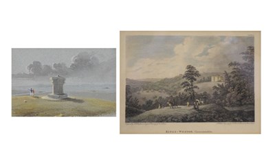 Lot 497 - Elevation of Kingsweston House and a quantity of related prints