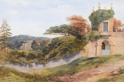 Lot 365 - Thomas Charles Leeson Rowbotham (Irish, 1823-1875) - Watercolour -'Kings Weston'