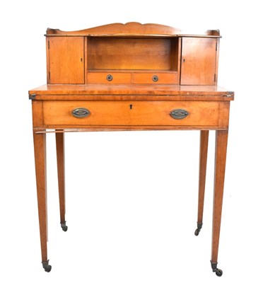 Lot 476 - Early 20th Century lady's satinwood 'bonheur du jour' writing desk