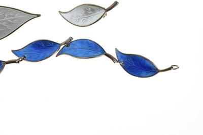 Lot 43 - Collection of Scandinavian silver jewellery comprising Askel Holmsen and David Andersen