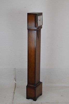 Lot 402 - Art-Deco grandmother clock the dial marked Garrard / Pleasance & Harper, Bristol