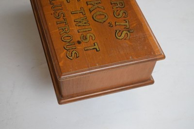 Lot 218 - Advertising - Sewing thread box