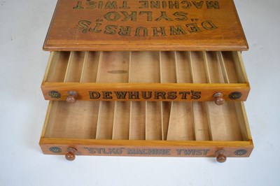 Lot 218 - Advertising - Sewing thread box