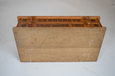 Lot 218 - Advertising - Sewing thread box