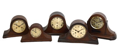 Lot 385 - Quantity of 20th Century 'Napoleon's hat' mantel clocks