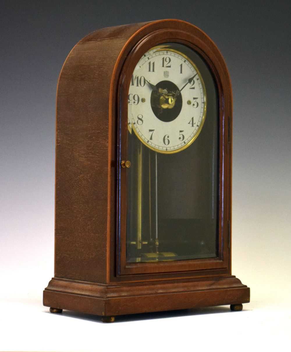 Bulwell Clock Lot 560 - Early 20th Century mahogany-cased Bulle
