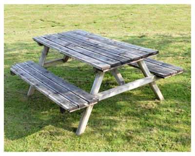 Lot 660 - Wooden Picnic table