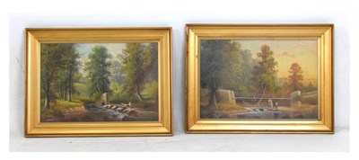 Lot 499 - George Harris - Pair of oils - Bristol scenes