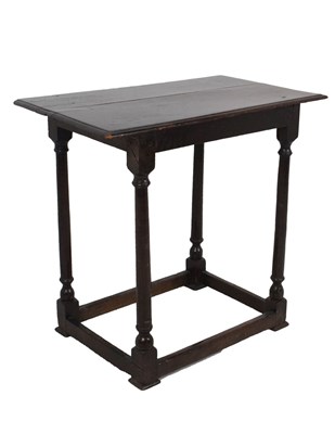 Lot 492 - Oak side table, circa 1700