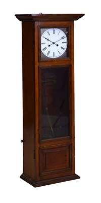 Lot 516 - Mid 20th Century oak-cased electric clock