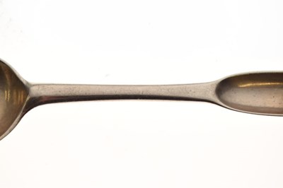 Lot 73 - George II silver marrow spoon, Exeter 1759