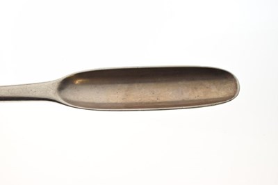 Lot 73 - George II silver marrow spoon, Exeter 1759