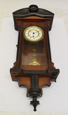 Lot 407 - Small Vienna style wall clock