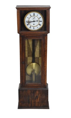 Lot 398 - Grandmother style clock with Vienna type movement