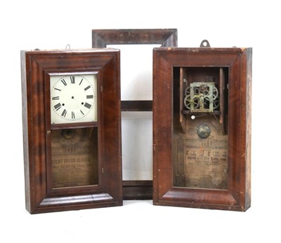 Lot 422 - Two American wall clocks