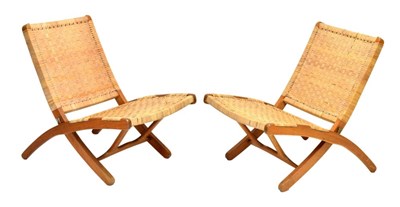 Lot 476 - Modern Design - Pair of folding chairs