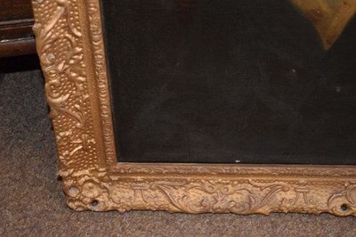 Lot 382 - Pair of 19th Century oil on canvas portraits